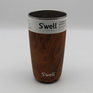 NEW S'WELL Teakwood Tumbler 18 oz